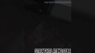 Straight Latino guy turned gay after bareback cock riding