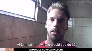 Latino Renovator Sucks Cock As Extra Service