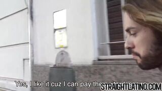 Sweet Latino turning gay after his first man to man sex