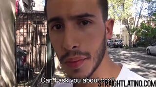 Young Latino gets paid to be barebacked for the first time
