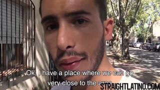 Young Latino gets paid to be barebacked for the first time