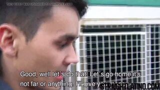 Young Latino takes a long thick cock in his tight ass