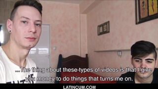 Hot Young Latino Brings Friend Amateur Fucking For Cash POV