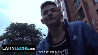 Latin Twink - Latino Photographer Offers Stranger A Pleasurable Way To Earn Some Bucks