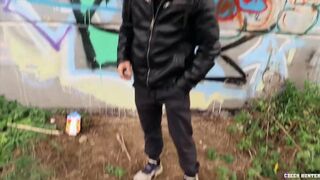 CZECH HUNTER 491 - Nerdy Twink Takes On A Massive Cock