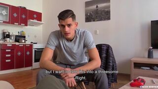 BigStr - Hunky Guy Has A Threesome With Two Gorgeously Ripped Studs To Help Them Financially