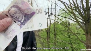 Hunter - Slutty Waiter Gets Offered An Amount He Cannot Refuse, So He Shows Off His Cock