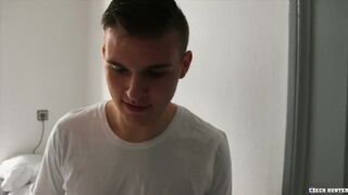 CZECH HUNTER 521 - Raw Bareback Amateur Twink Gets Picked Up