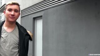 POV raw fucking a cute young guy who needs the cash