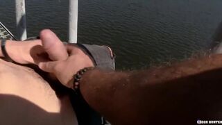 Hairy Twink Cums On The Interviewers Chest While He Gets His