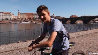 CZECH HUNTER 474 - Amateur Hunk Riding His Bike Takes A Break To Fuck In The Park
