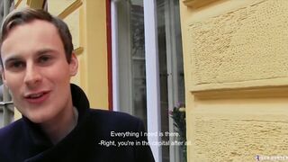 CZECH HUNTER 514 - Amateur Gay For Pay Twink Gets Tight Ass Stretched By Big Euro Cock