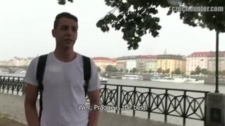 CZECH HUNTER 364 - Handsome Looking Hunk Gets Cash To Suck & Fuck A Big Dick