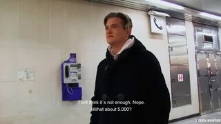 CZECH HUNTER 399 - Dude Roams The Metro & Finds Hot Blonde Hunk To Pound
