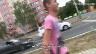 CZECH HUNTER 370 - Lost Stranger Gets Help Finding His Way Into Dude's Smooth Asshole