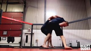 Joe Mentana In Sneaking Around The Gym With His Rock Hard Cock While Watching Chiseled Jordan Fox - Hot DUDES