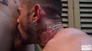 Hot Dudes - Tattooed Boys Brian Gael Jack Each Other's Cocks Off Get Fucked Until They Both Cum - Hot Dudes