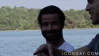 Shy gay beauty ass hammered on a secret date