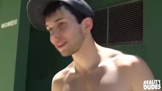 Hot Dudes - Two Dudes Start Fucking Each Other Outdoor After Talking