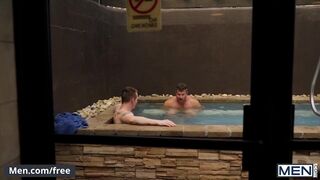 Mencom - Muscular Dude Mason Max Gets Analized Raw By Jackson Cooper