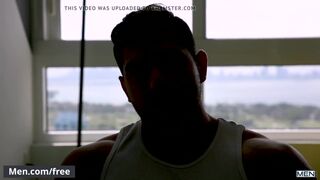 Aston Springs Rides Damien Stone's Hard Cock With His Tight