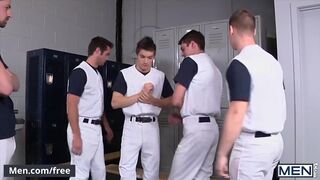 Men - Pervert Coach Andrew Stark Lines Up 4 Hot Twink Asses & Fucks Them In This Filthy Orgy