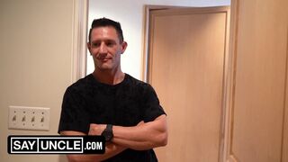 Stepson Is At That Age In Which He Is Constantly Horny And Can’t Stop Touching His Cock