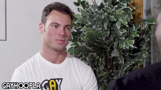 College Jocks have amazing hot sex after a mutual jerk