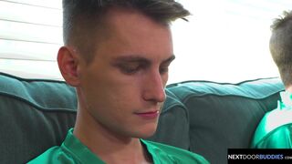 Twink Athlete Dicked Down By Team Captain