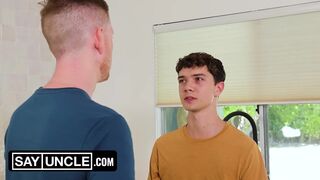 My Cute Stepson Wanted To Feel Closer to Me, so I Fucked the Shit Out of Him - Family Dick