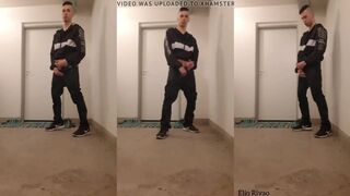 Jerking off in apartment building corridor TRAILER
