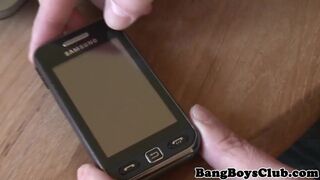 Euro jock pounding bears asshole doggystyle