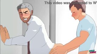 (gay) Novinho teve que fuder o chefe pra conseguir um contrato com time de futebol europeu BARA YAOI