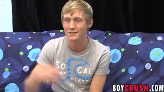 Hayden Chandler teases his ass and jerks off until he cums