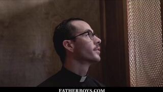 Blonde Twink Catholic Altar Boy Fucks Priest In Confession