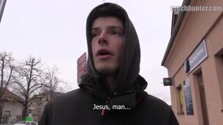 Czech Hunter 386 - Curious Dude Picked Up From The Street To Get Fucked