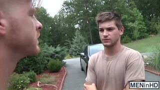 Johnny Rapid enjoys his neighbors guys only pool party