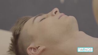 Lucas & Michael Lock The Massage Room Door & Have Hard Anal Sex!