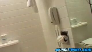 Young amateur in underwear Joey Steels jerks off cock solo