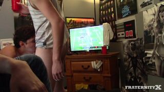 At game parties we swap pledges with the other frats