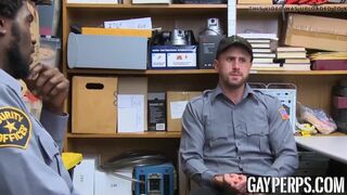 Security officer disciplined and barebacked by black boss