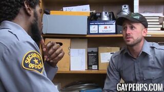 Security officer disciplined and barebacked by black boss