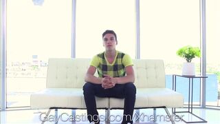 Casting Cute twink wants money to suck on cam