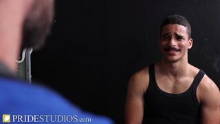 Sexy - Caught Sniffing Jockstraps , Latino Stepson Barebacks His Hairy Stepdad