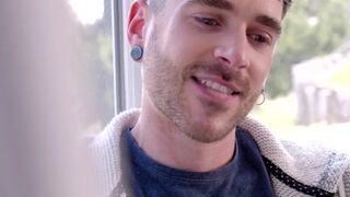 Muscular horny studs raw fucking and blowning on the table