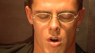 Shy Guy with Huge Cock with His First 3some