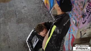 Hot Jack Flynn Fucked by Young Thug in Public