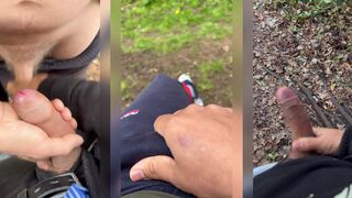 Cruising at woods and of course found a nice dick to cum