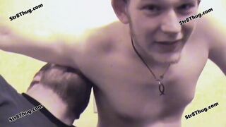 He likes to sniff the foot