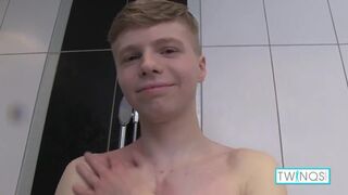 Hot Solo Jacking Off Performance Of Adorable Blonde James!